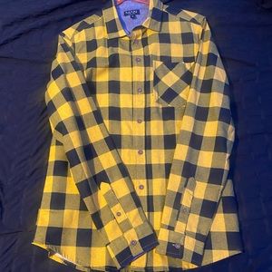 Yellow men’s flannel